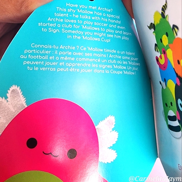 ARCHIE 🦎 Blacklight Hot Pink Axolotl Original Squishmallow by KellyToy NWT - Picture 7 of 8